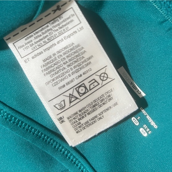 Adidas Green Sports Bra Size S - Picture 6 of 6
